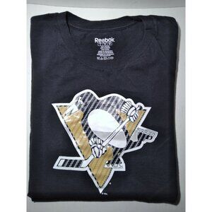 REEBOK PITTSBURGH PENGUINS HOCKEY T-SHIRT SIZE L